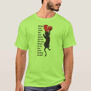 Katter är bra för hjärtan t shirt
