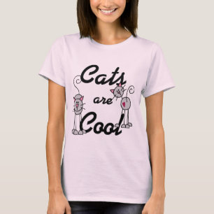 Katter är Coola- och gåsskjortor T-shirt