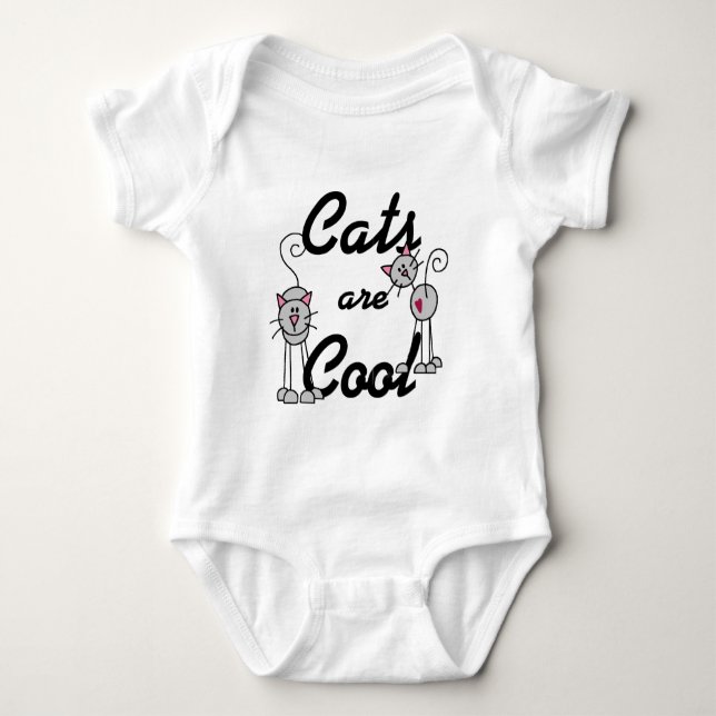 Katter är Coola- och gåsskjortor T Shirt (Framsida)