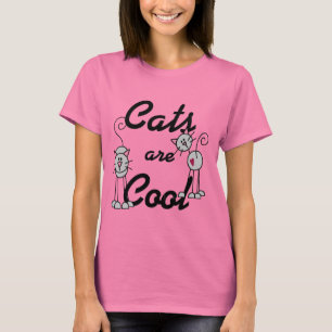 Katter är Coola- och gåsskjortor Tee Shirt