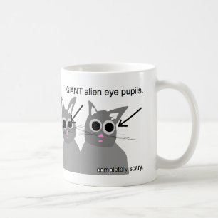 katter är den läskiga muggen kaffemugg