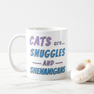 Katter är kramar och bus kaffemugg