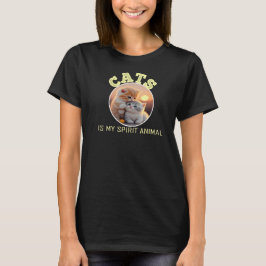 katter är min andliga djur t shirt