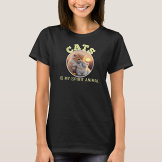 katter är min andliga djur t shirt