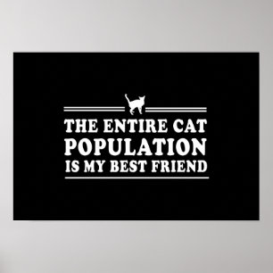 Katter är min bästa vän poster