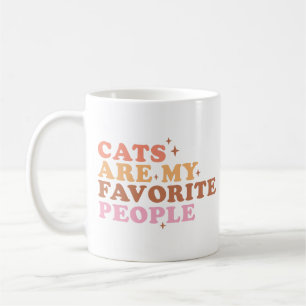 Katter är mina favoriter kaffemugg
