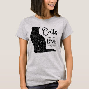 Katter är mitt KÄRLEKSSpråk T-Shirt