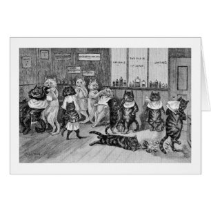 Katter av Barber, Louis Wain Hälsningskort