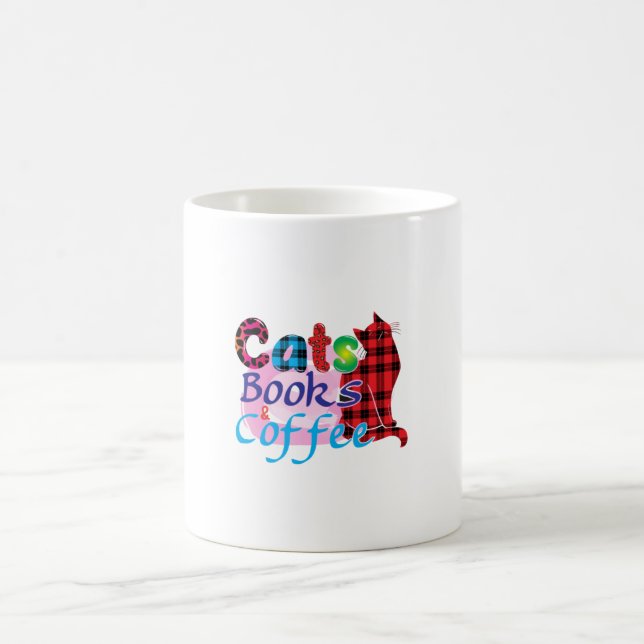 Katter av Bokar Cat Coffee_2 Kaffemugg (Center)