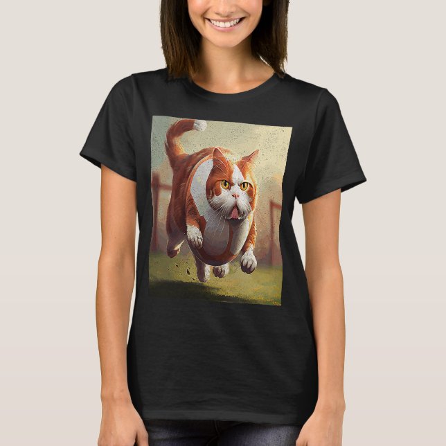 Katter, bacon och ägg t shirt (Framsida)