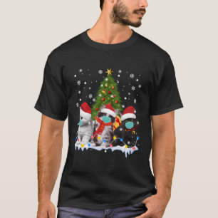 Katter, Bäror och tomter Julgran Kitt T Shirt