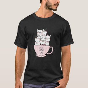 Katter Bra Time Coffee and Baristas T Shirt