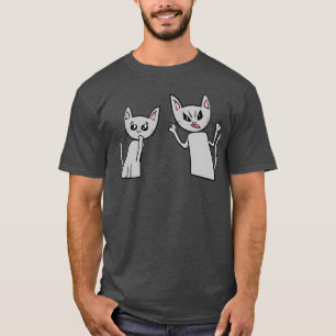 Katter djur husdjur grå sorgsen gråtande present t shirt