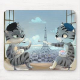 Katter & Eiffeltornet – Paris Musmatta