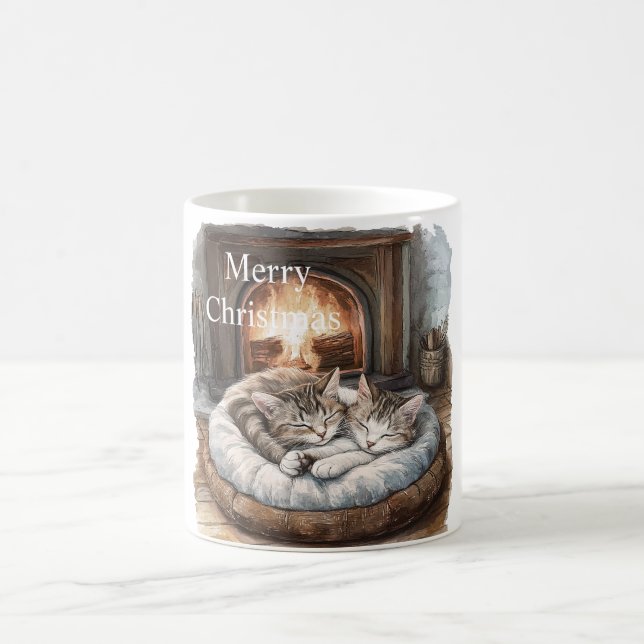 Katter Eldstad Jul Kaffemugg (Center)