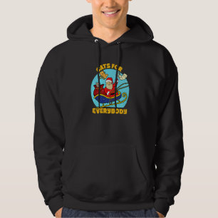 Katter För Alla Fula Julkatt Premium Hoodie