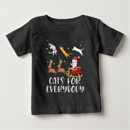 Katter För Alla Jul Katt Rolig Jul Kvinnor T Shirt