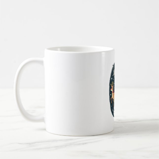 Katter för alla julkatts rolig jul kvinnor  kaffemugg (Vänster)