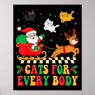 Katter för alla julkattsmörj Xmas Kvinnor Poster