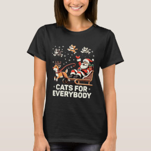Katter för alla - Lustigt julklapp Julafton Wome T Shirt