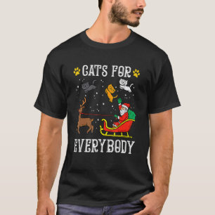 Katter För Alla Santa Jul PJ Xmas Kvinnor T Shirt