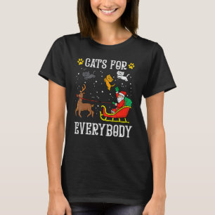 Katter För Alla Santa Jul PJ Xmas Kvinnor T Shirt