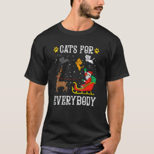 Katter För Alla Santa Jul PJ Xmas Kvinnor T Shirt