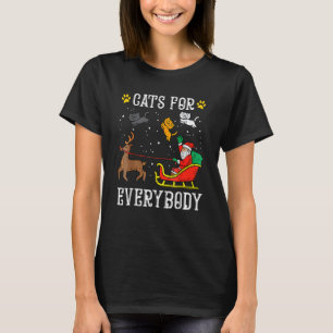 Katter För Alla Santa Jul PJ Xmas Kvinnor T Shirt