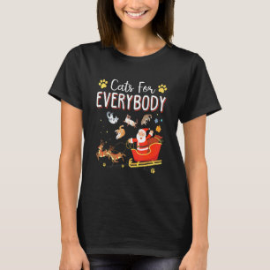 Katter För Alla Santa Jul T Shirt