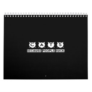 katter för att folk suger kalender