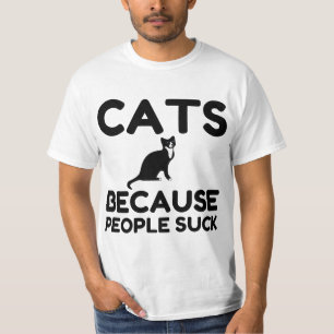 Katter för att folk suger t shirt