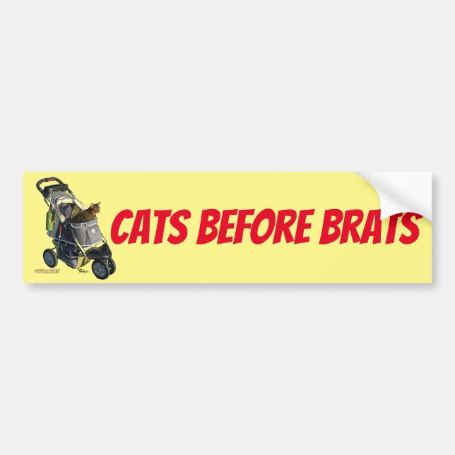 Katter för Bratsbildekal Bildekal (Framsidan)