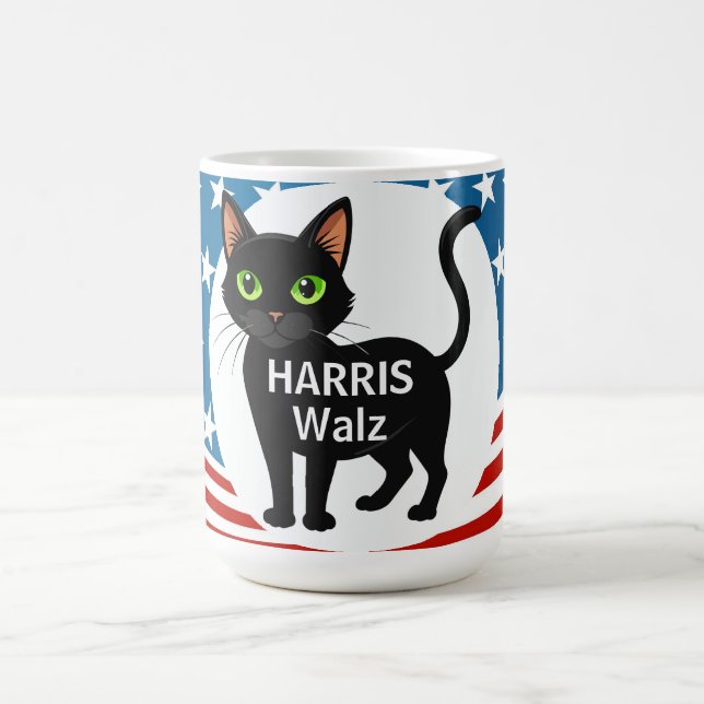 Katter för Harris/Walz Design Mugg (Center)
