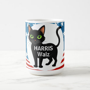 Katter för Harris/Walz Design Mugg