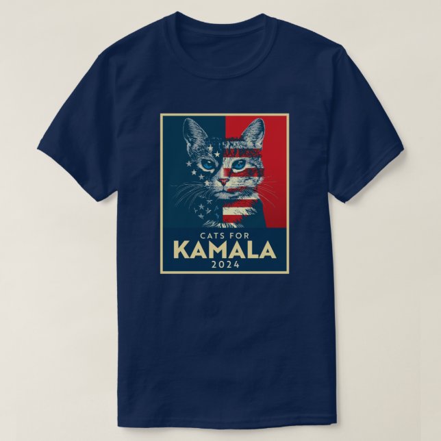 Katter för Kamala T Shirt (Design framsida)