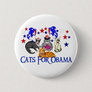 KATTER FÖR OBAMA KNAPP