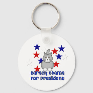 Katter för Obama Nyckelring