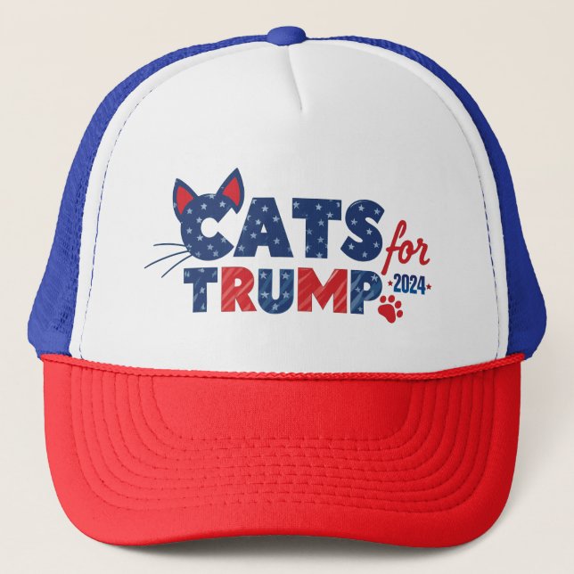 Katter för trumhatt 2024 keps (Framsida)