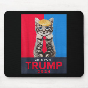 Katter för trumma 2024 Lustigt Tee for Vance Trump Musmatta