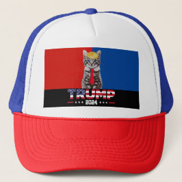 Katter för trumma 2024 | Vance Trump Red Blue Keps