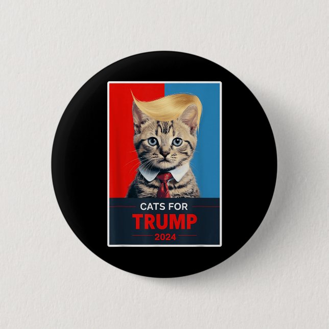 Katter för trumman 2024 Val _1 Knapp (Framsida)