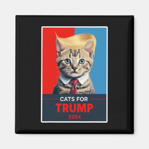 Katter För Trump 2024 Val 1 Magnet