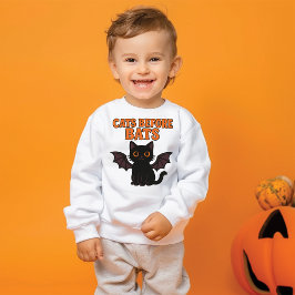 Katter före fladdermus Halloween-katt T Shirt