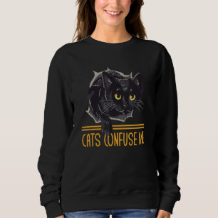 Katter Förvirrar Mig Kattälskare Ordspråk Kattunge T Shirt