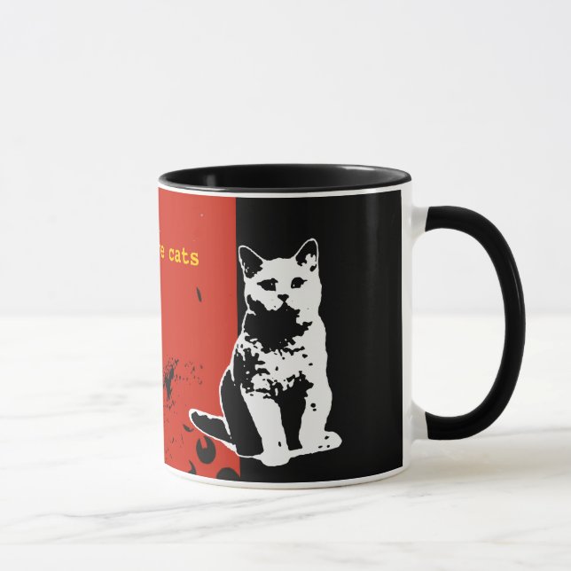 Katter från kärlek - suggor mugg (Höger)