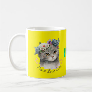 katter från mugg klassisk Peace kärlek
