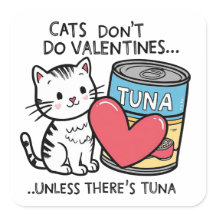 Katter gör inga Valentineser... Kitten Kärlek Tuna