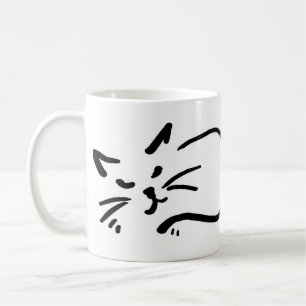 Katter, hundar, bara drool kaffemugg