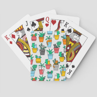 Katter i blomkrukor casinokort