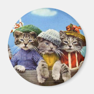 Katter i hattar magnet